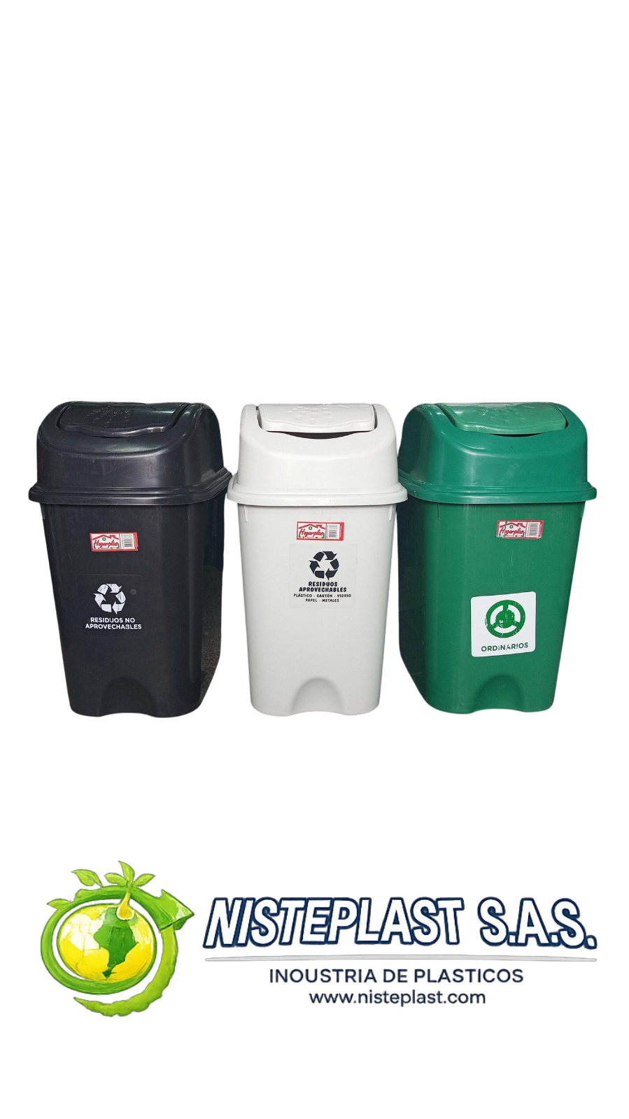 PAPELERA 30LTS VAIVEN
